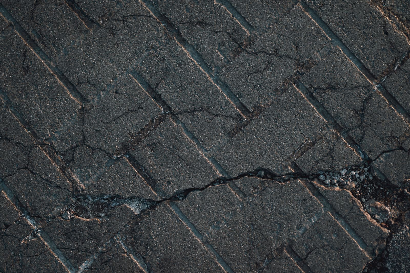 Crack Filling — Iron Ridge Pavement, Central Florida
